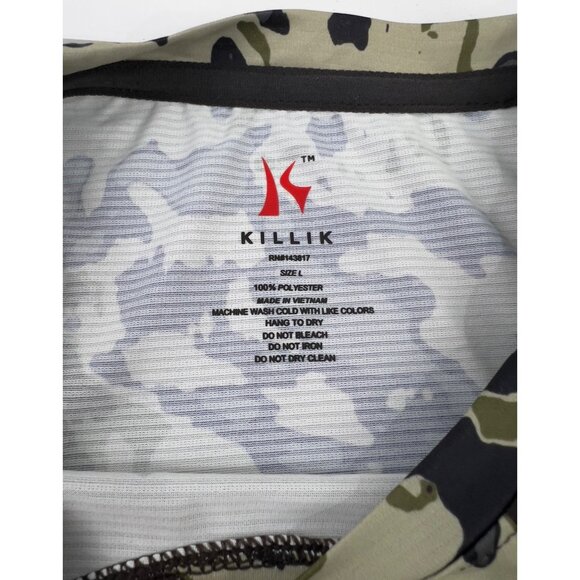 Killik Mens Base Layer T-Shirt Veil Camo Sz. L Lightweight Hunting Outdoor - Picture 3 of 4